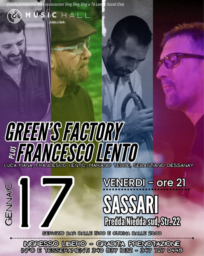 2025-01-17 Locandina Francesco Lento