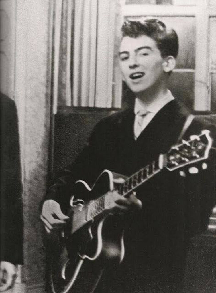 George Harrison in the 1950s