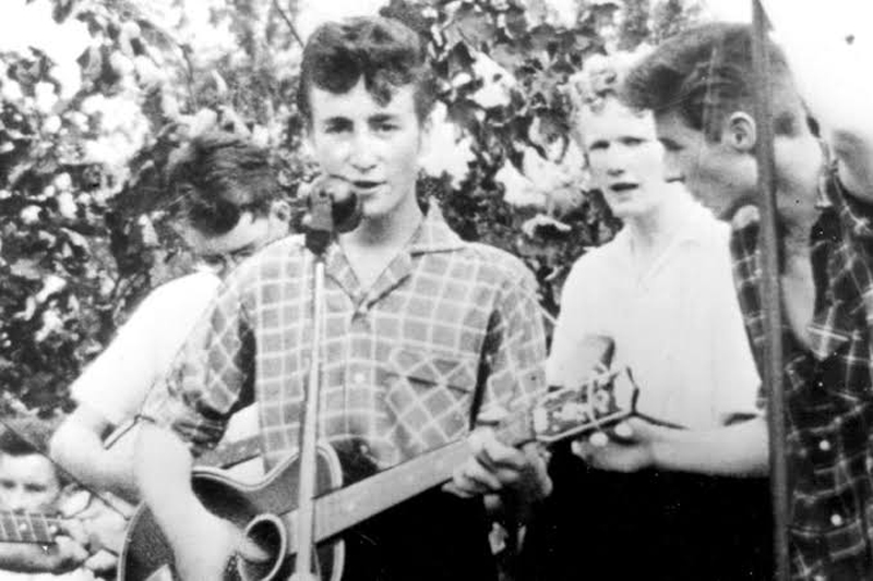John Lennon in the 1950s