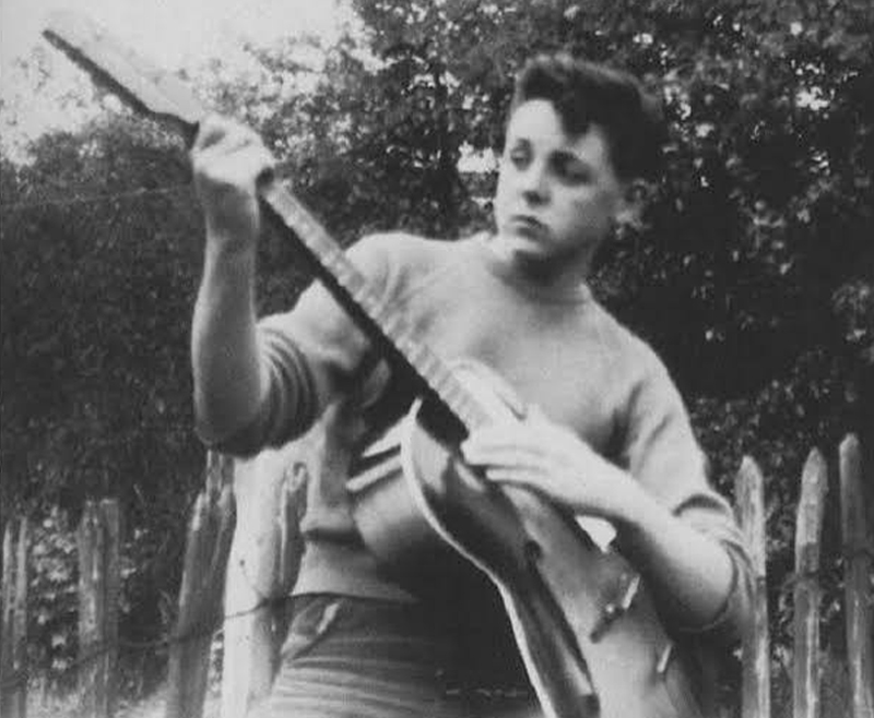 Paul McCartney in the 1950s